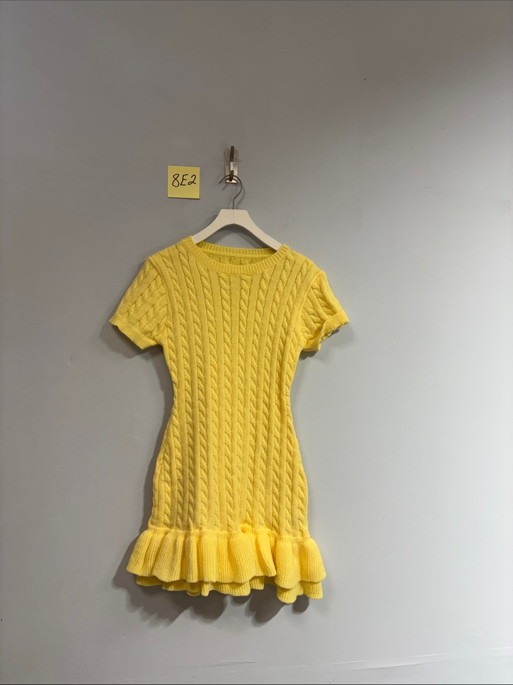 Medium yellow sweater dress